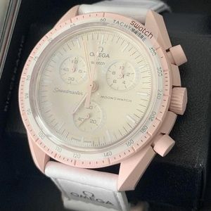 Omega X Swatch Bioceramic Moonswatch Collection Mission to Venus NEW